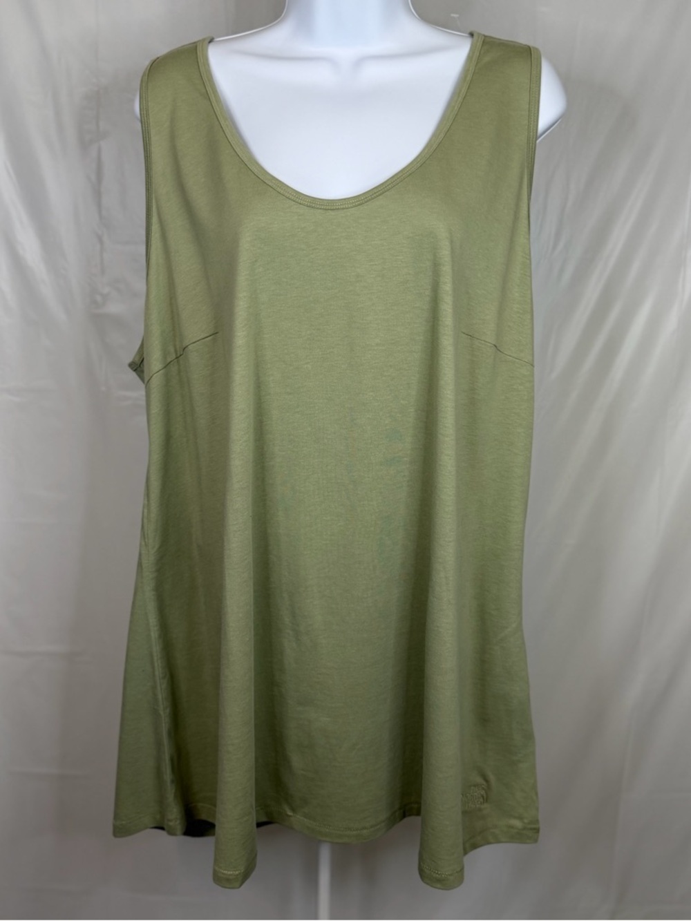 The North Face Tank Top 2X Green Sleeveless Lightweight Casual